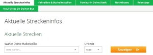 FlixBus Streckeninfos