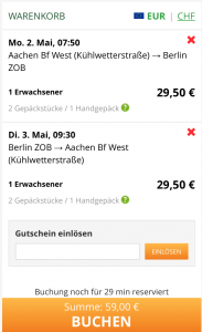 FlixBus Gutschein